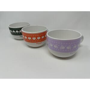 Panera Bread Limited Edition Holiday Cups Set of 3